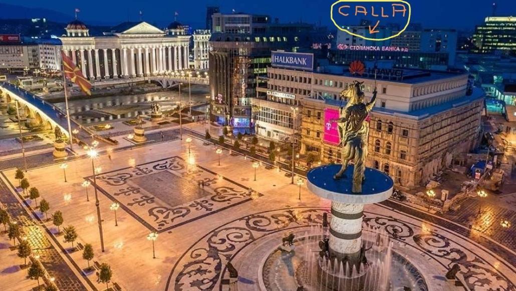 Calla 5 Apartment - Main Square, In The City Shopping Center - Parking Slot With Security And Video Camera Skopje Extérieur photo